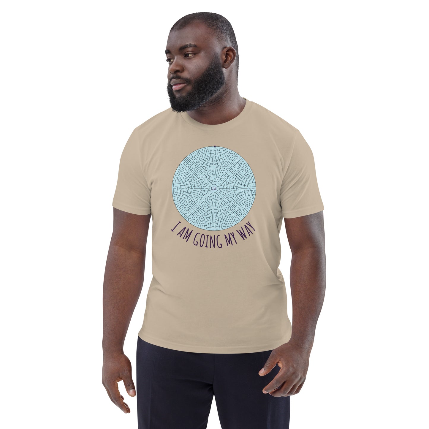 DNY - I am going my way Unisex organic cotton Tee