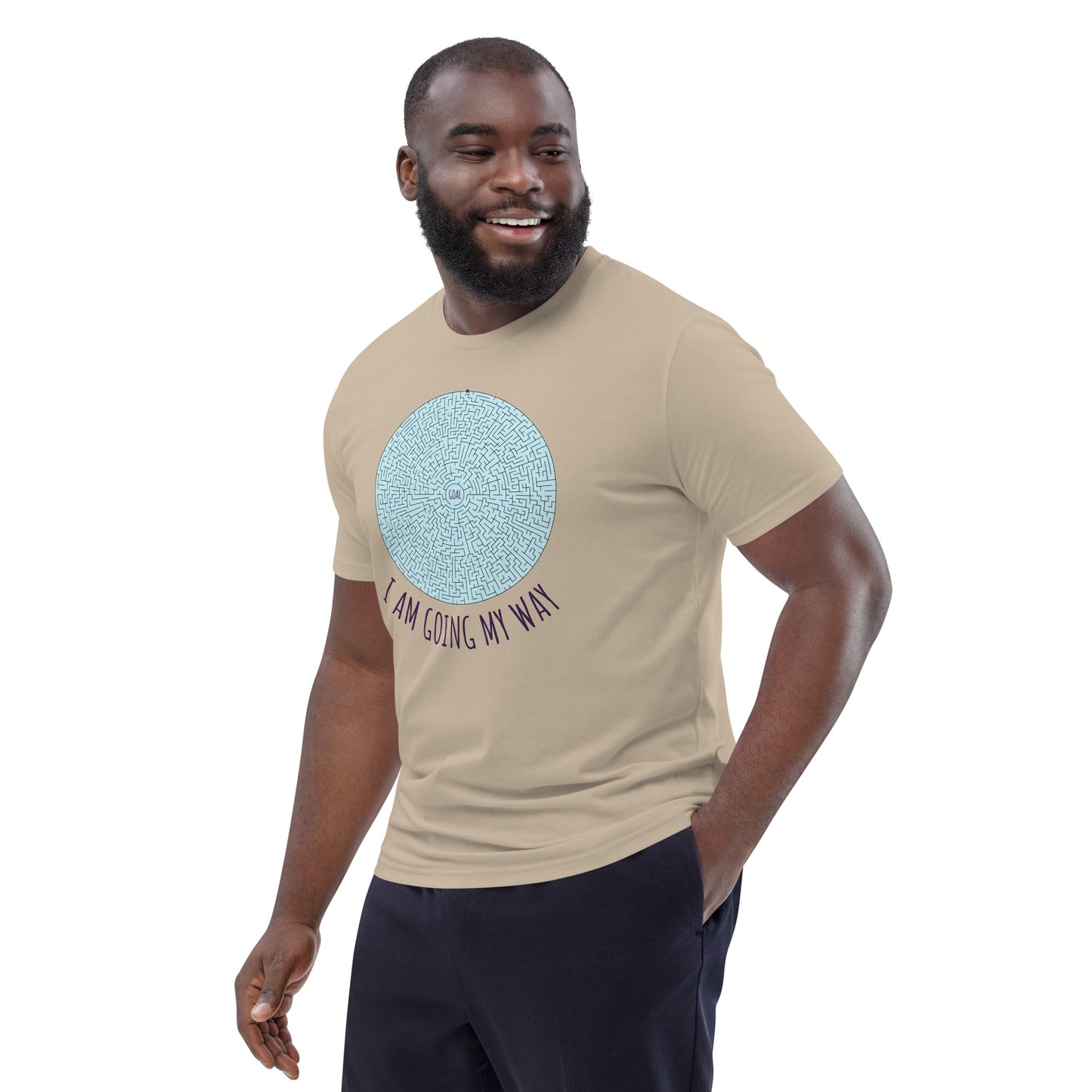 DNY - I am going my way Unisex organic cotton Tee