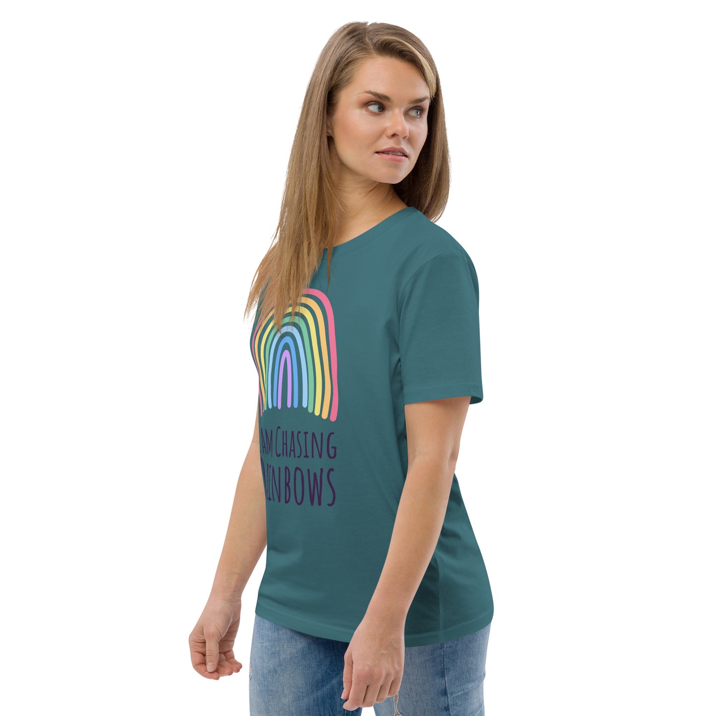 DNY - I am chasing Rainbows Unisex organic cotton Tee