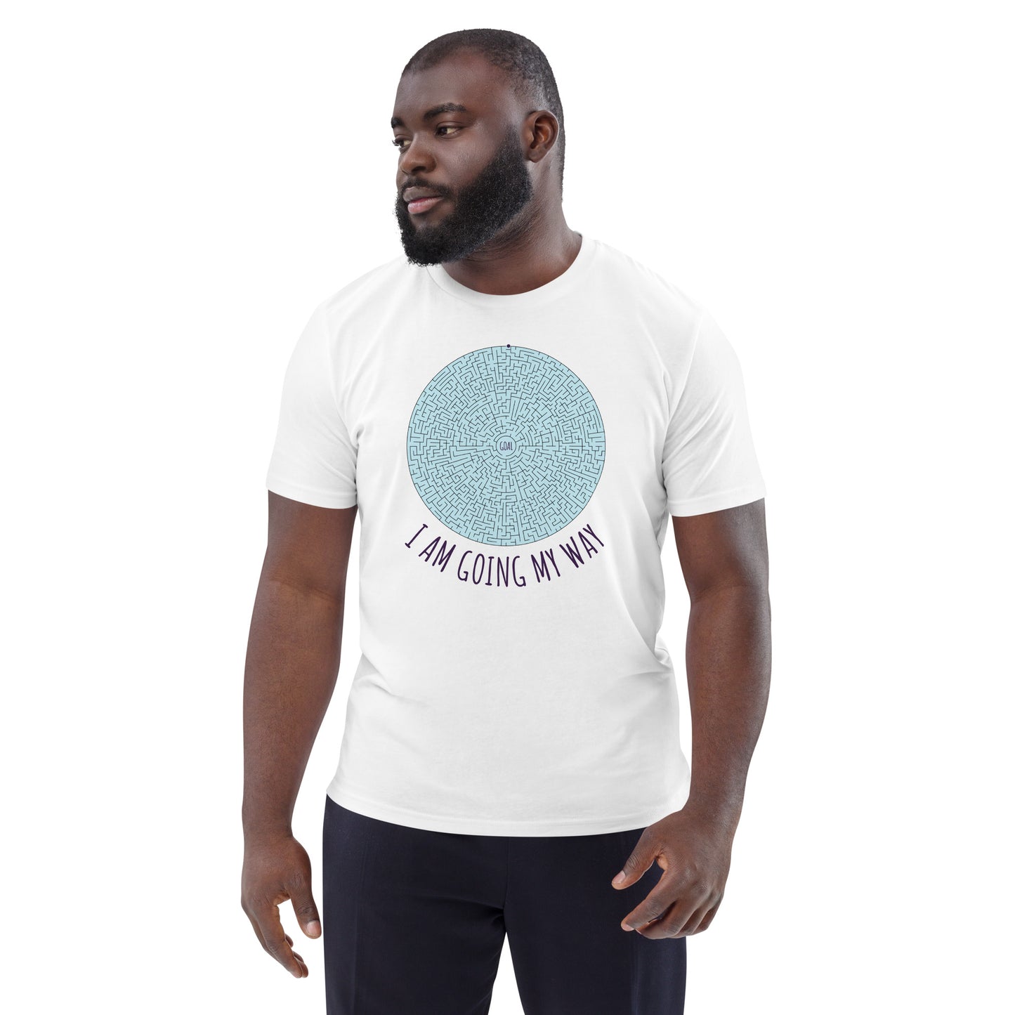 DNY - I am going my way Unisex organic cotton Tee