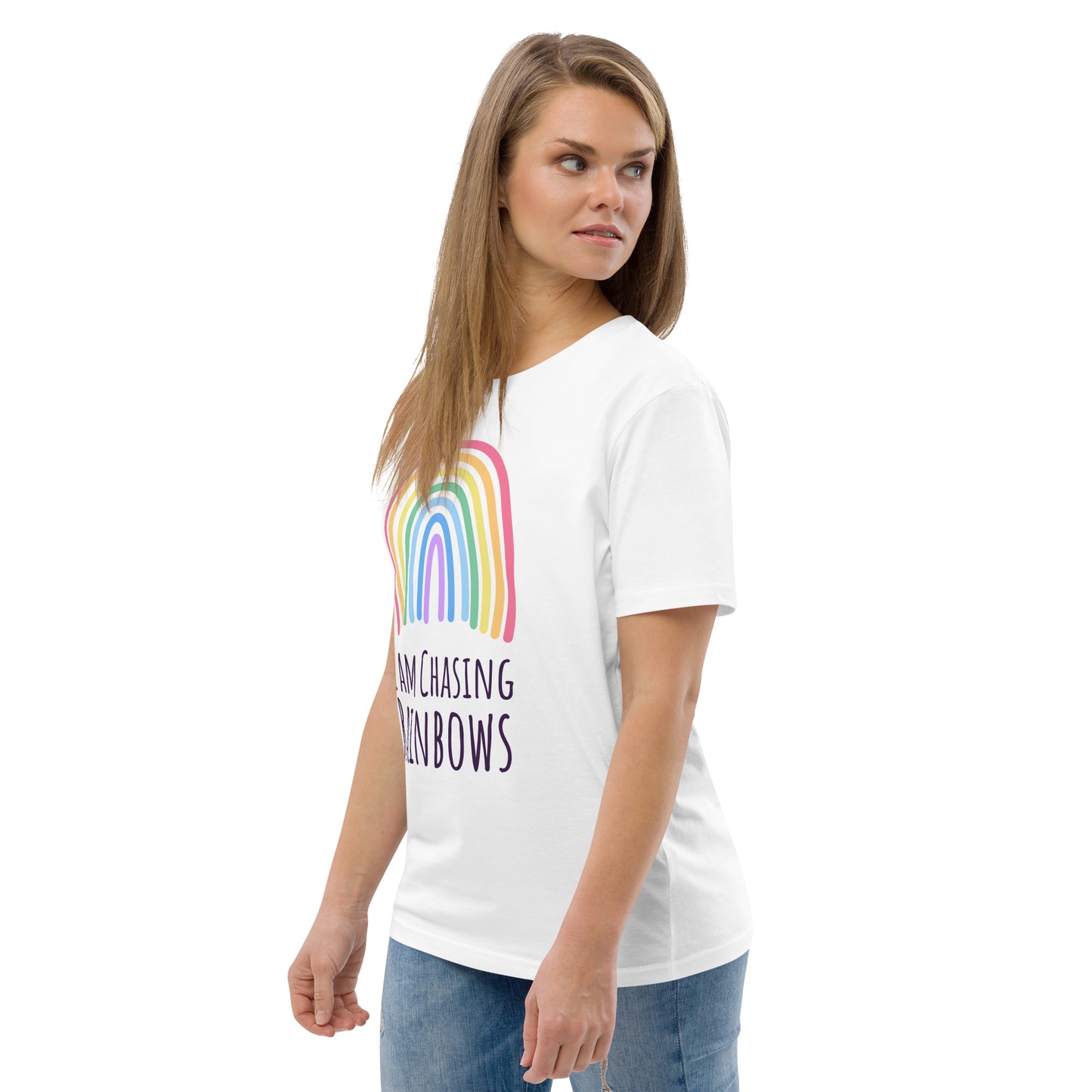 DNY - I am chasing Rainbows Unisex organic cotton Tee