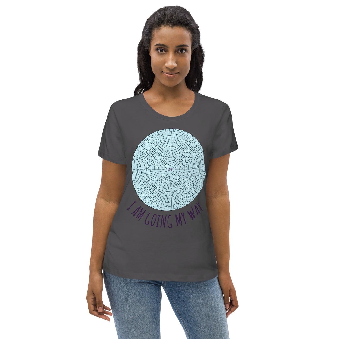 DNY - I am going my Way Women's fitted eco Tee
