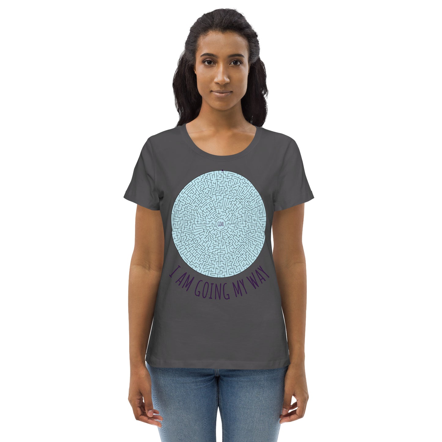 DNY - I am going my Way Women's fitted eco Tee