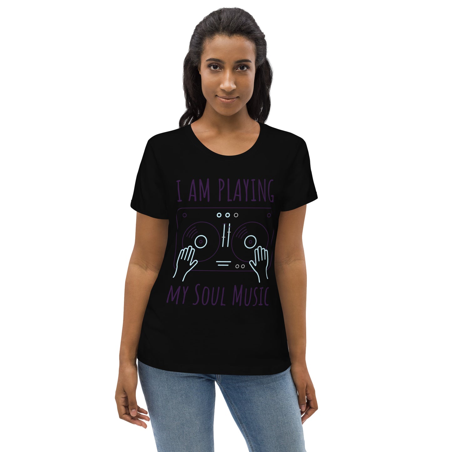 DNY - I am playing my Soulmusic Women's fitted eco Tee