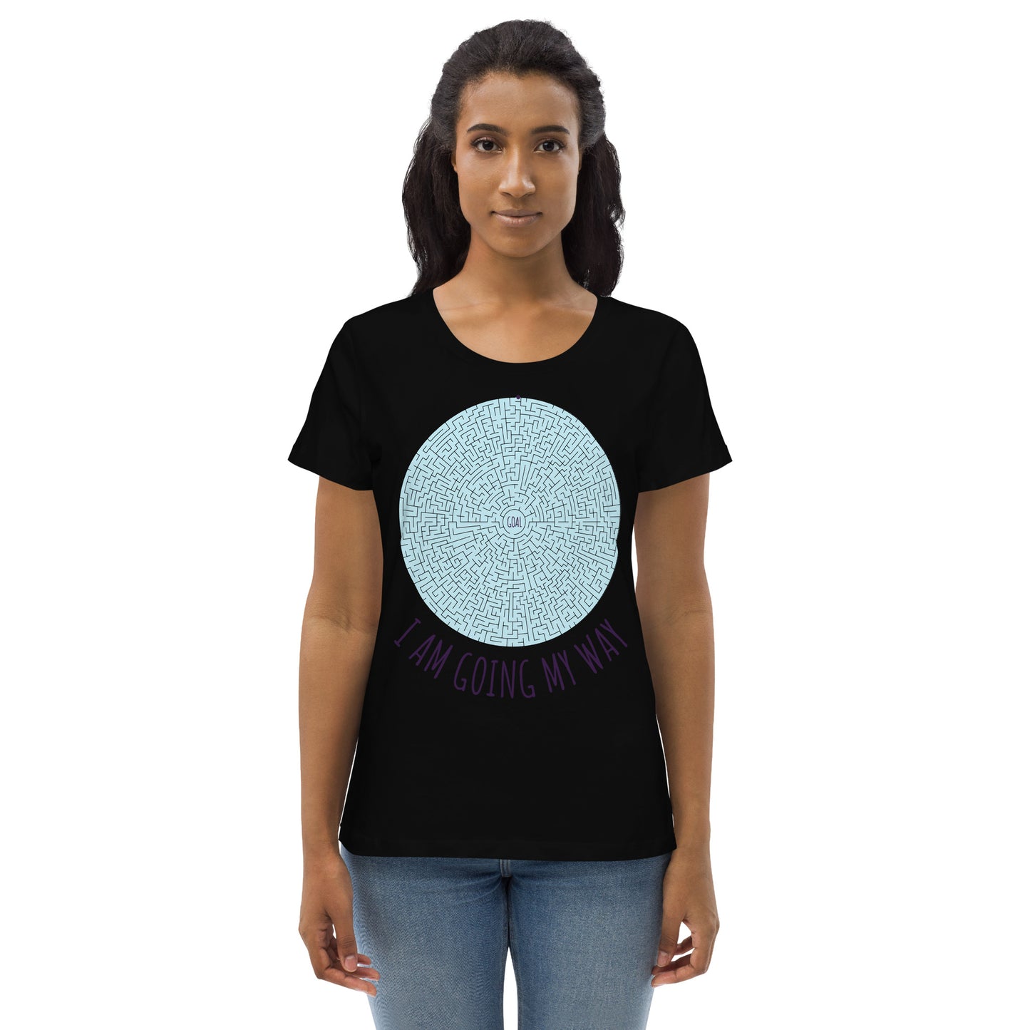 DNY - I am going my Way Women's fitted eco Tee
