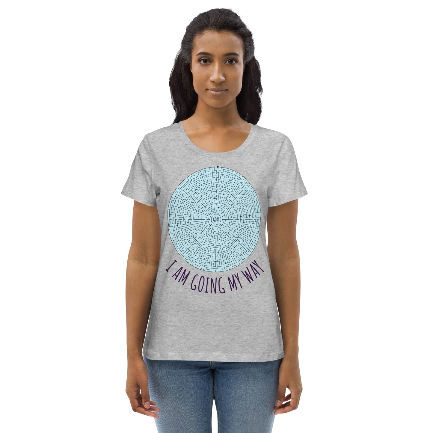 DNY - I am going my Way Women's fitted eco Tee