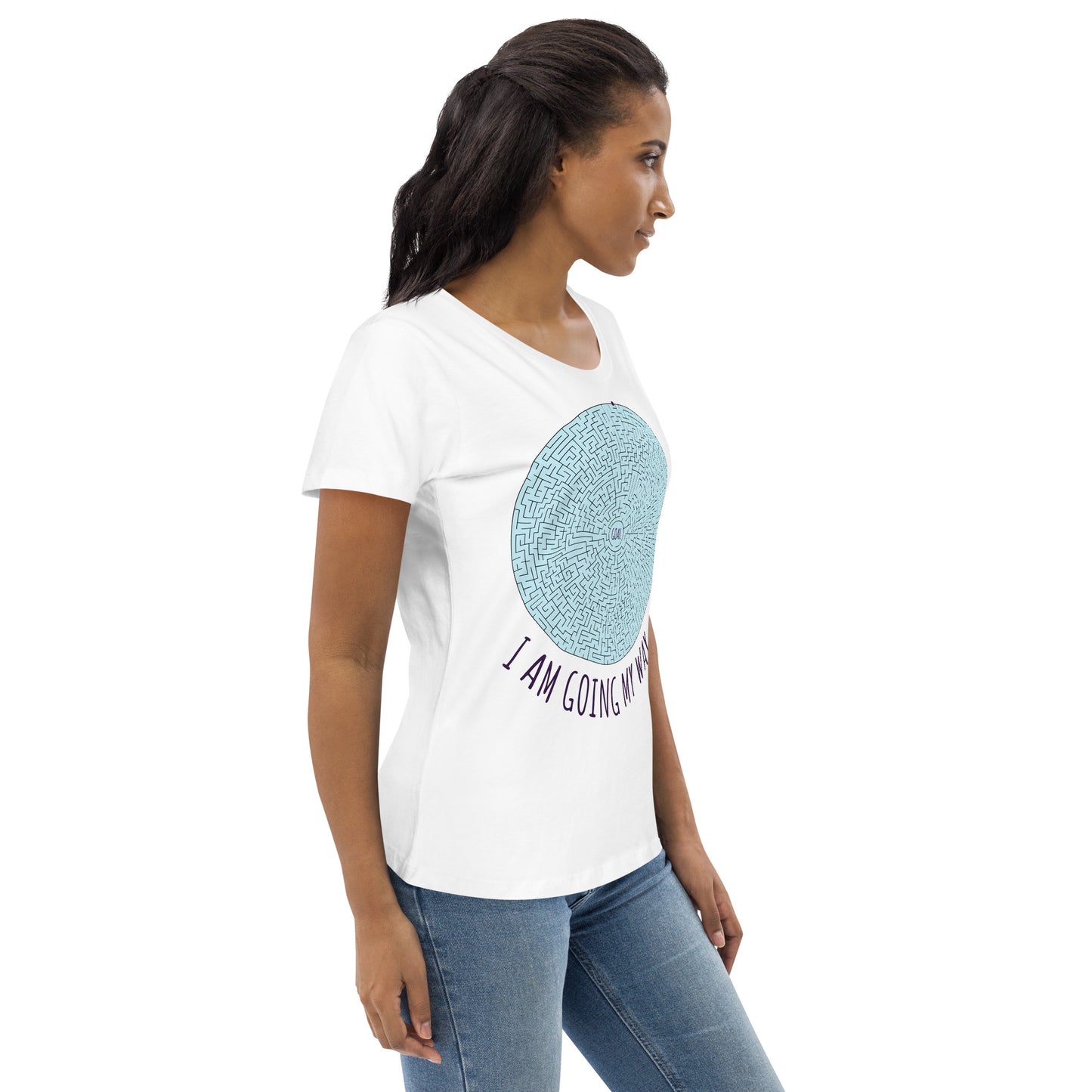 DNY - I am going my Way Women's fitted eco Tee