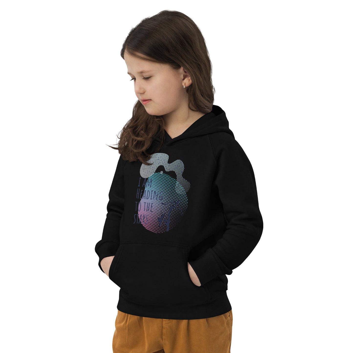 DNY - I am heading to the stars Kids eco Hoodie