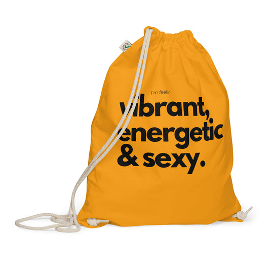 DNY - Energetic Organic cotton drawstring bag