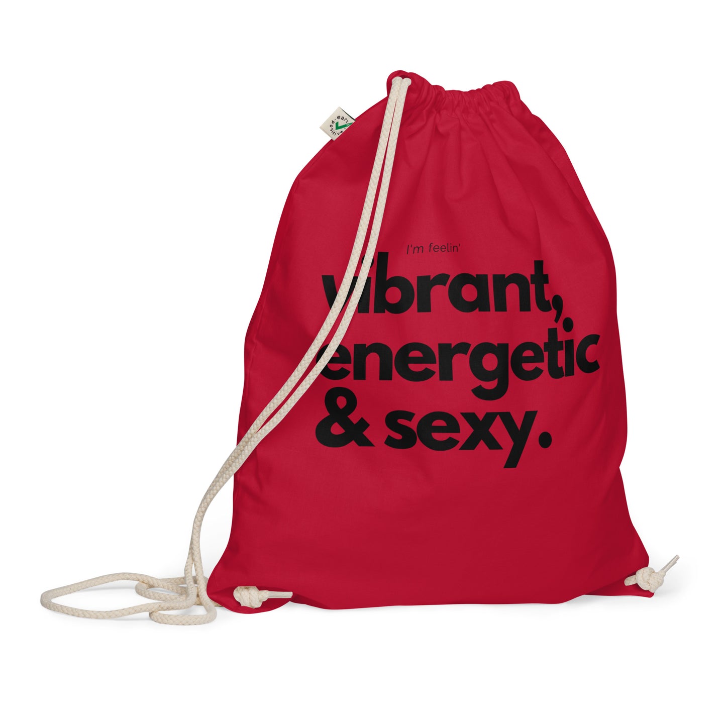 DNY - Energetic Organic cotton drawstring bag