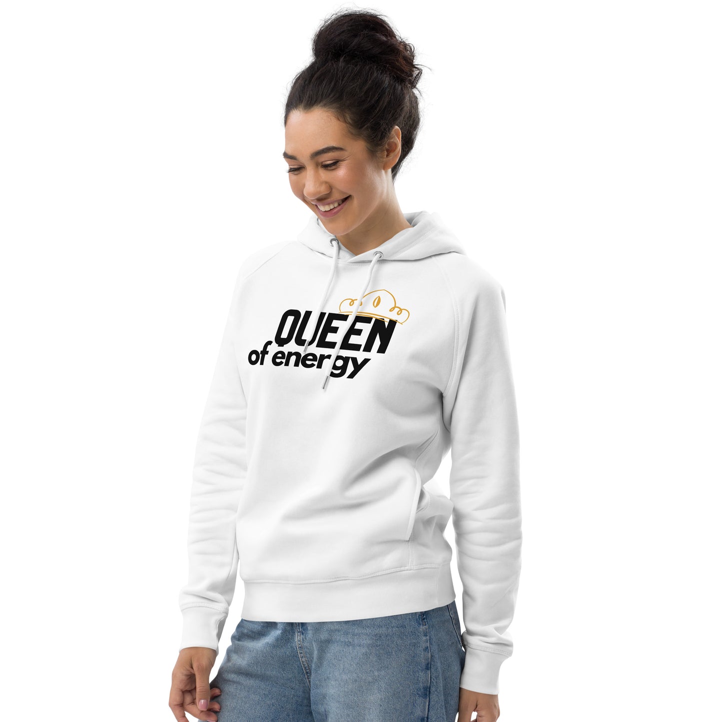 DNY - Queen of Energy Bio-Hoodie white