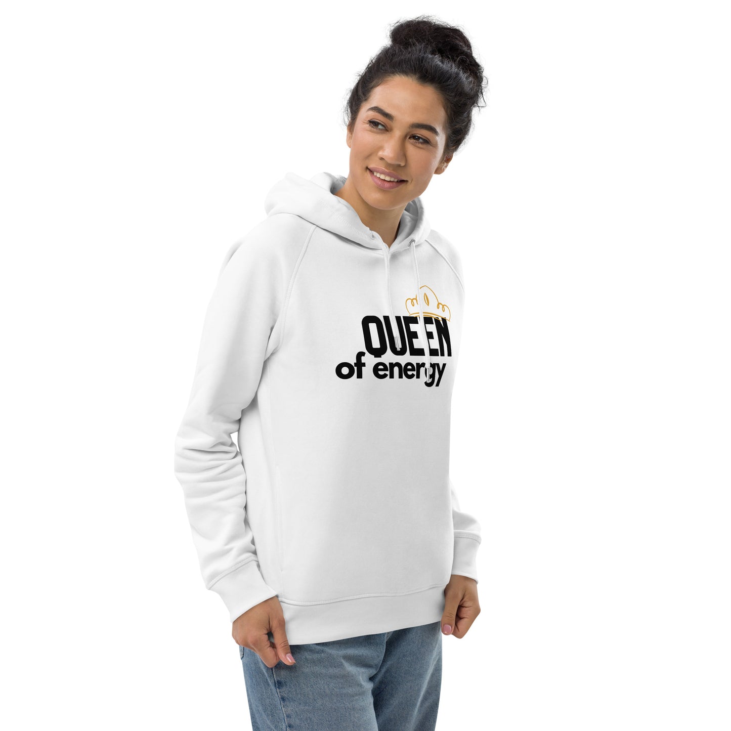 DNY - Queen of Energy Bio-Hoodie white