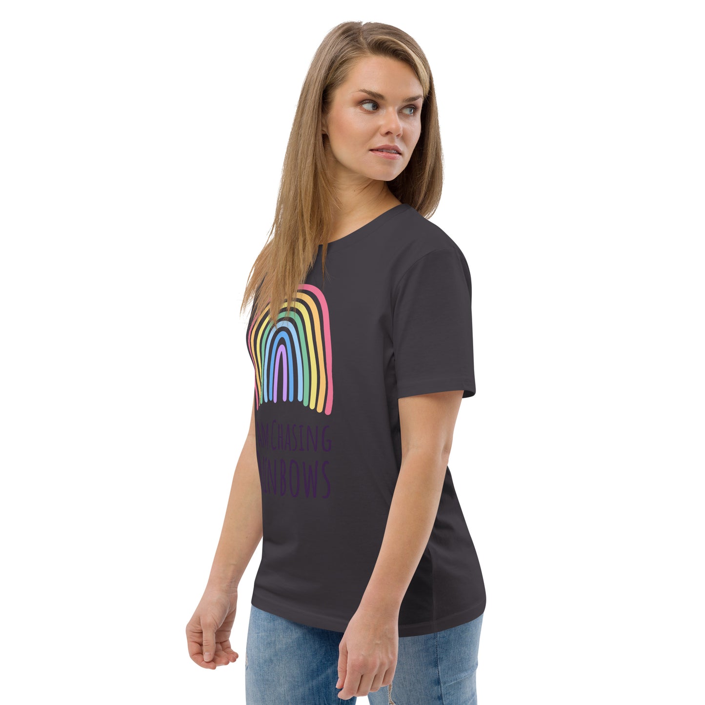 DNY - I am chasing Rainbows Unisex organic cotton Tee