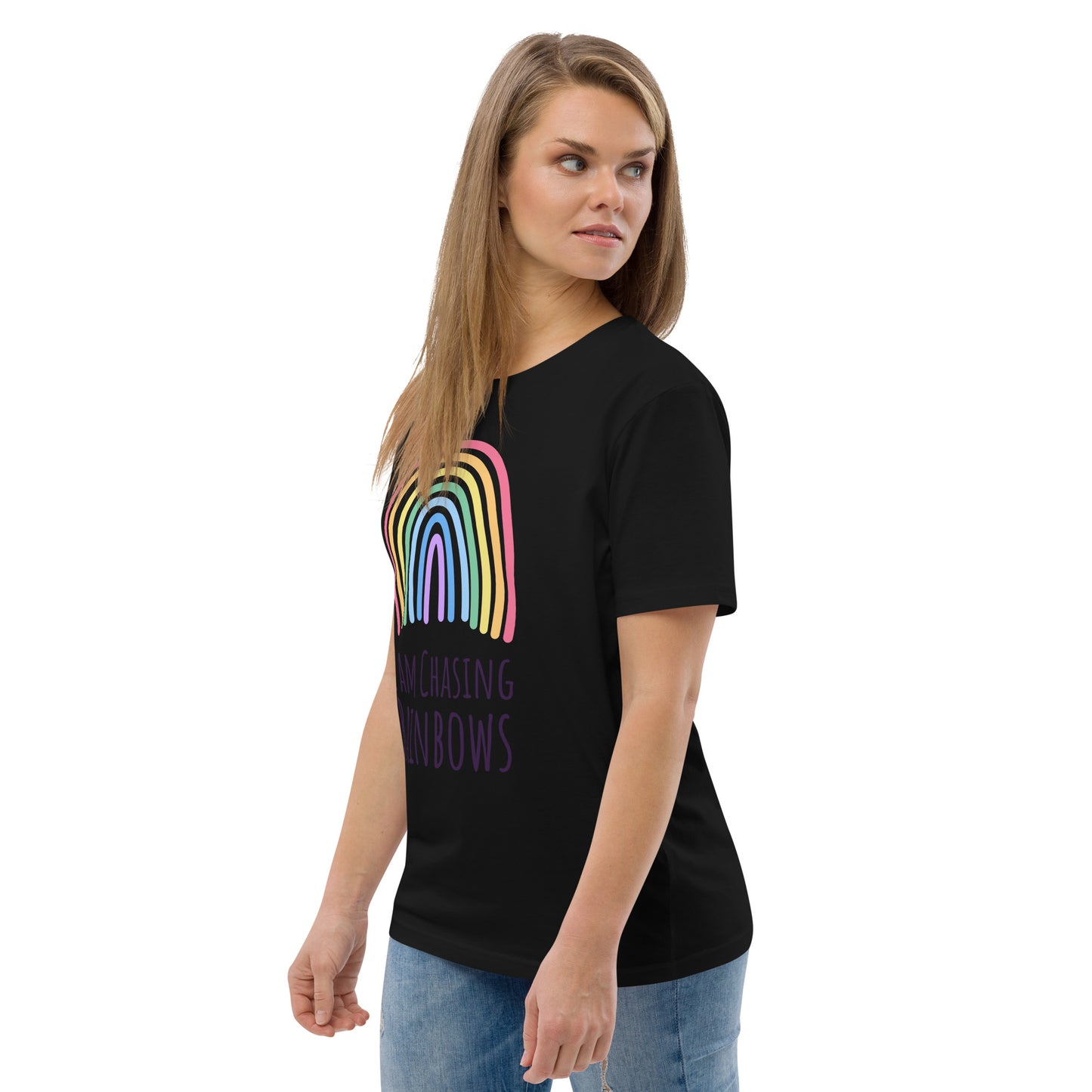 DNY - I am chasing Rainbows Unisex organic cotton Tee