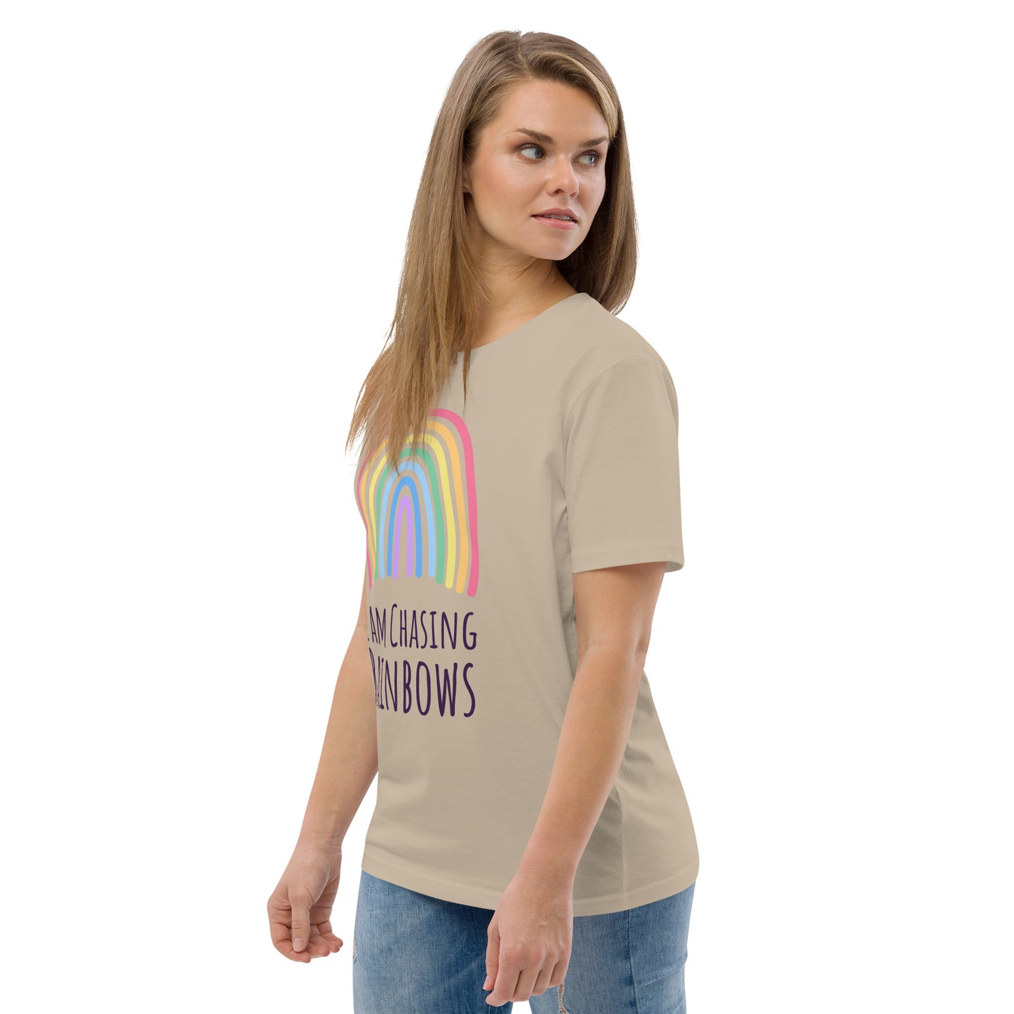 DNY - I am chasing Rainbows Unisex organic cotton Tee