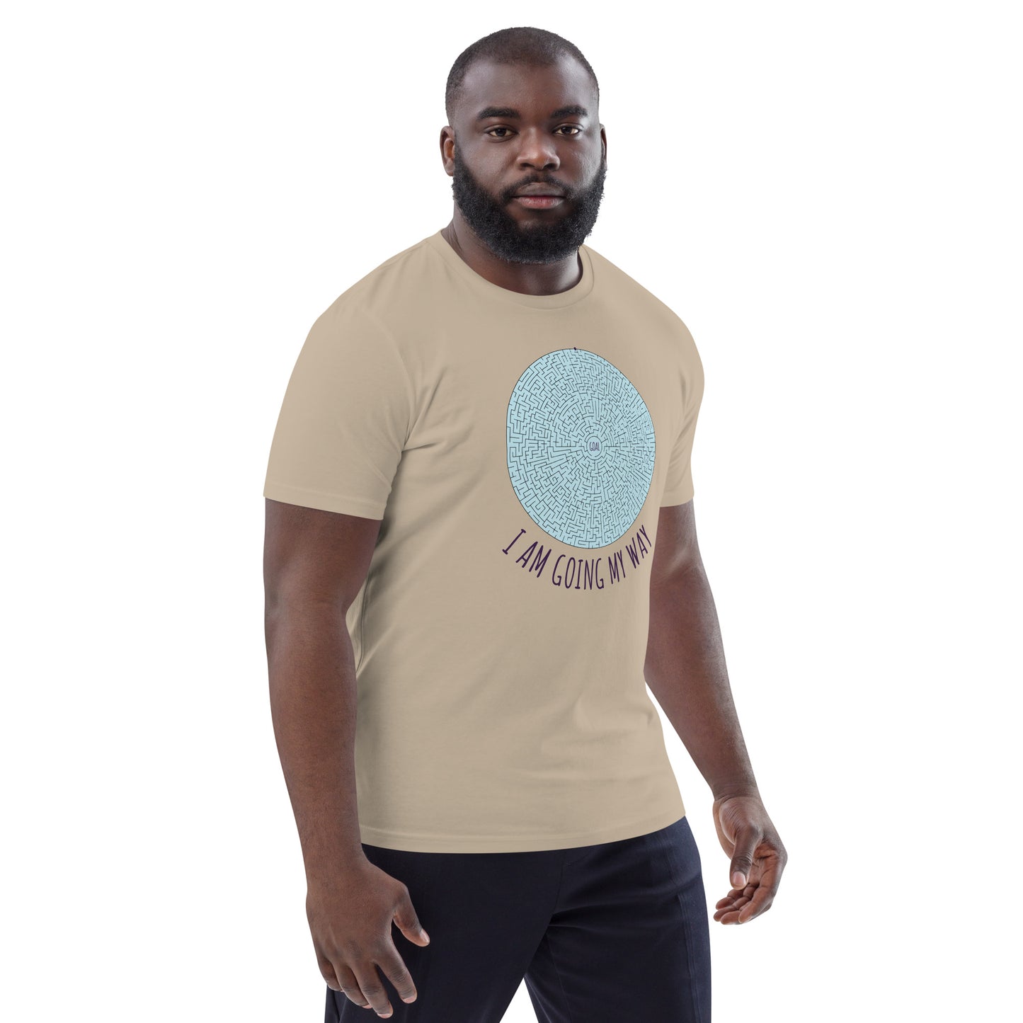 DNY - I am going my way Unisex organic cotton Tee