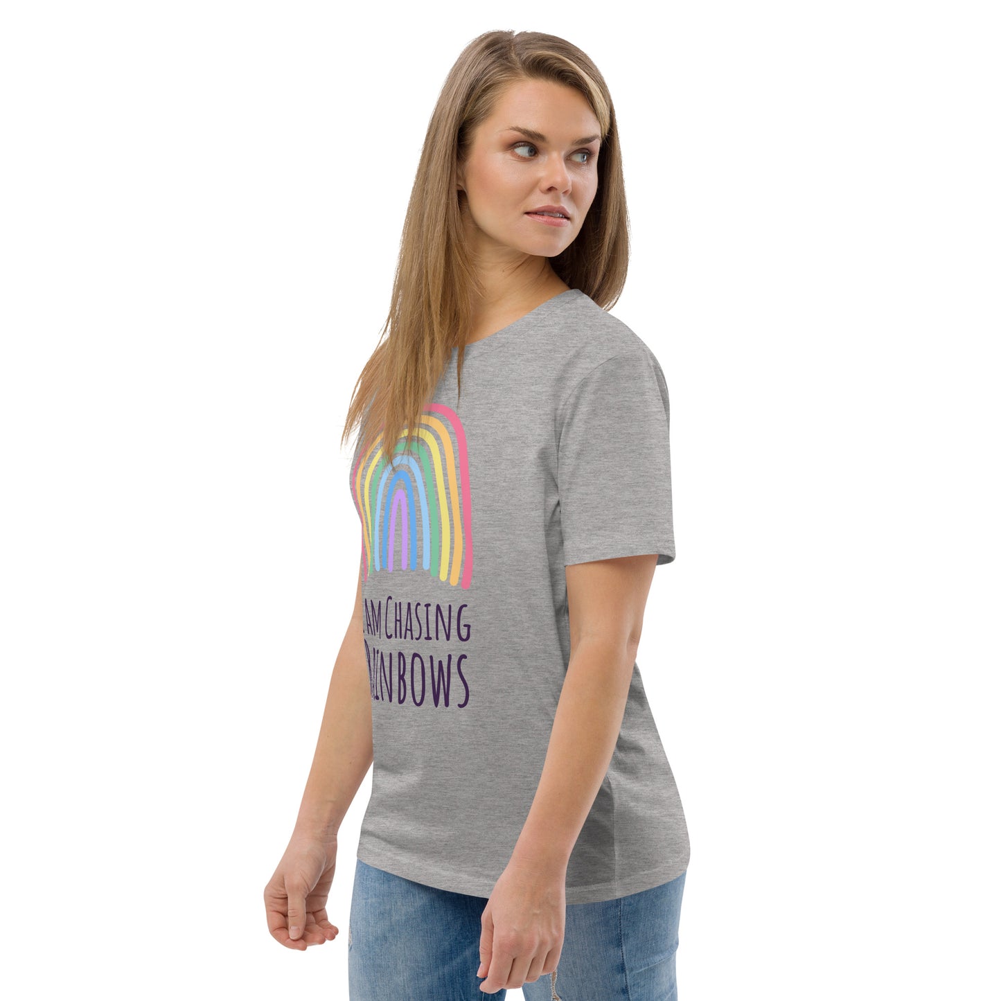 DNY - I am chasing Rainbows Unisex organic cotton Tee