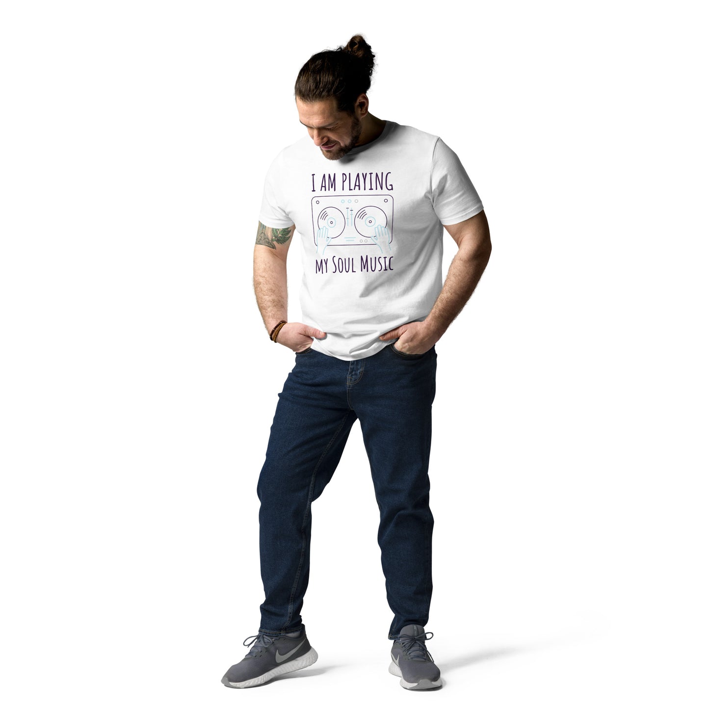 DNY - I am playing my Soulmusic Unisex organic cotton Tee