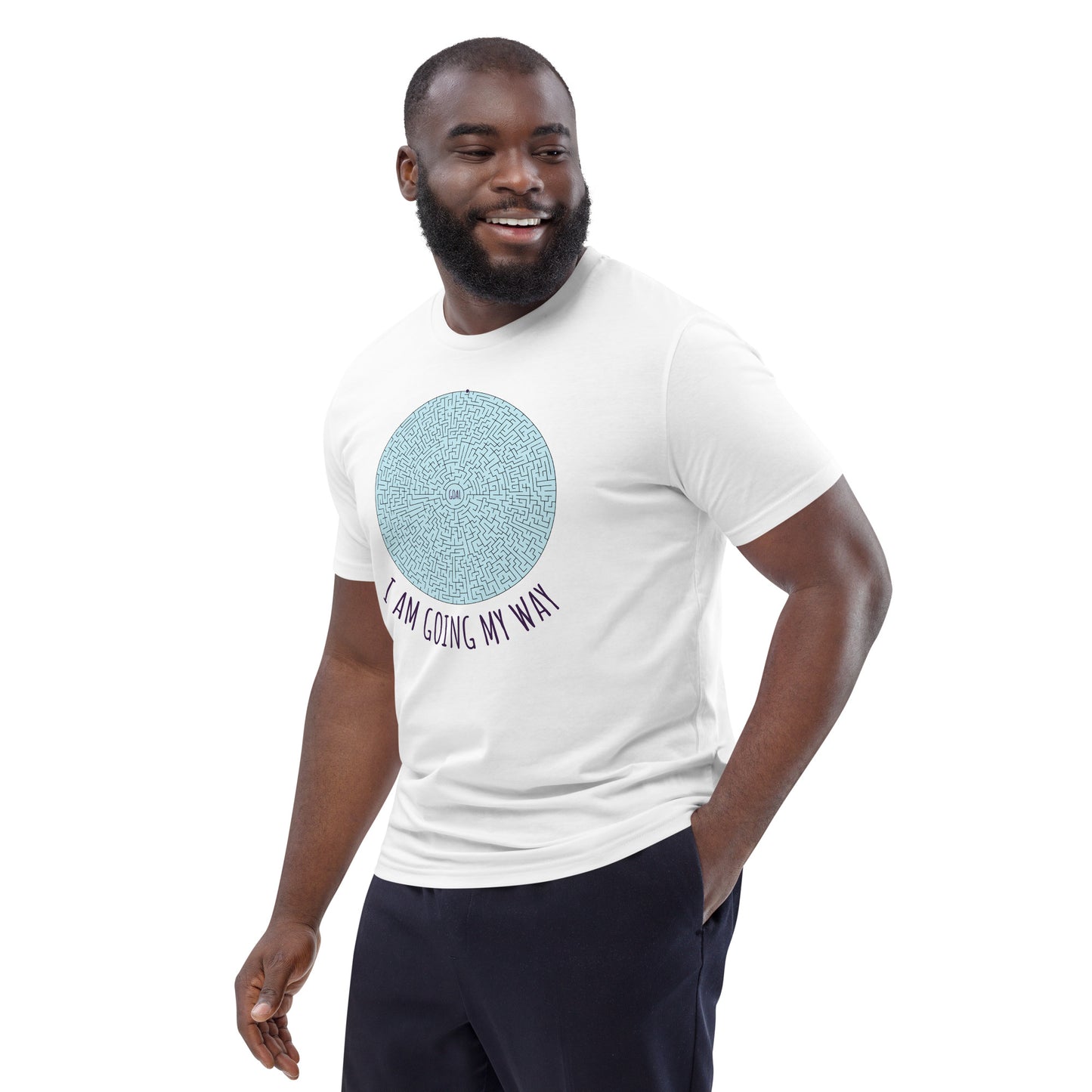 DNY - I am going my way Unisex organic cotton Tee