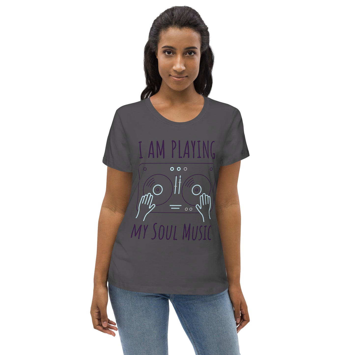 DNY - I am playing my Soulmusic Women's fitted eco Tee