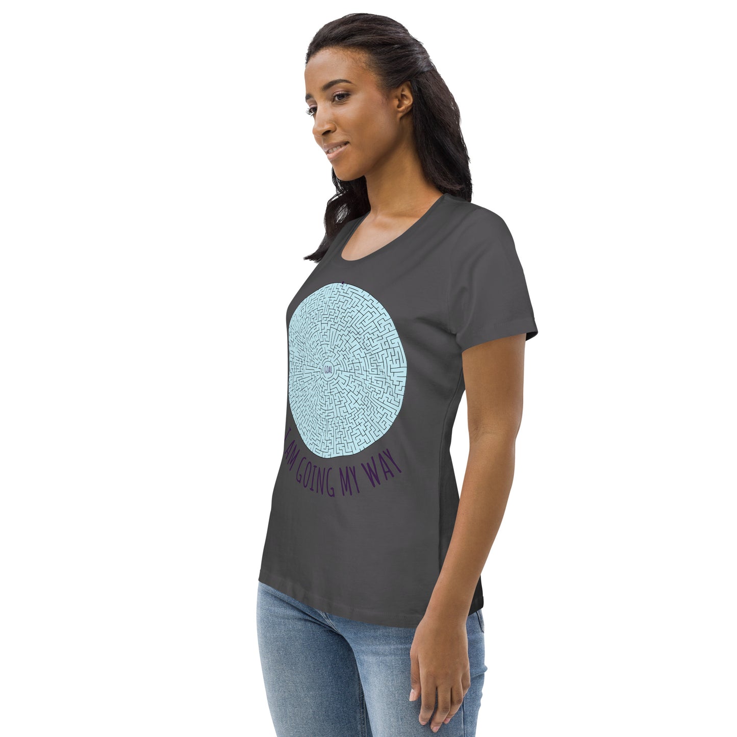 DNY - I am going my Way Women's fitted eco Tee