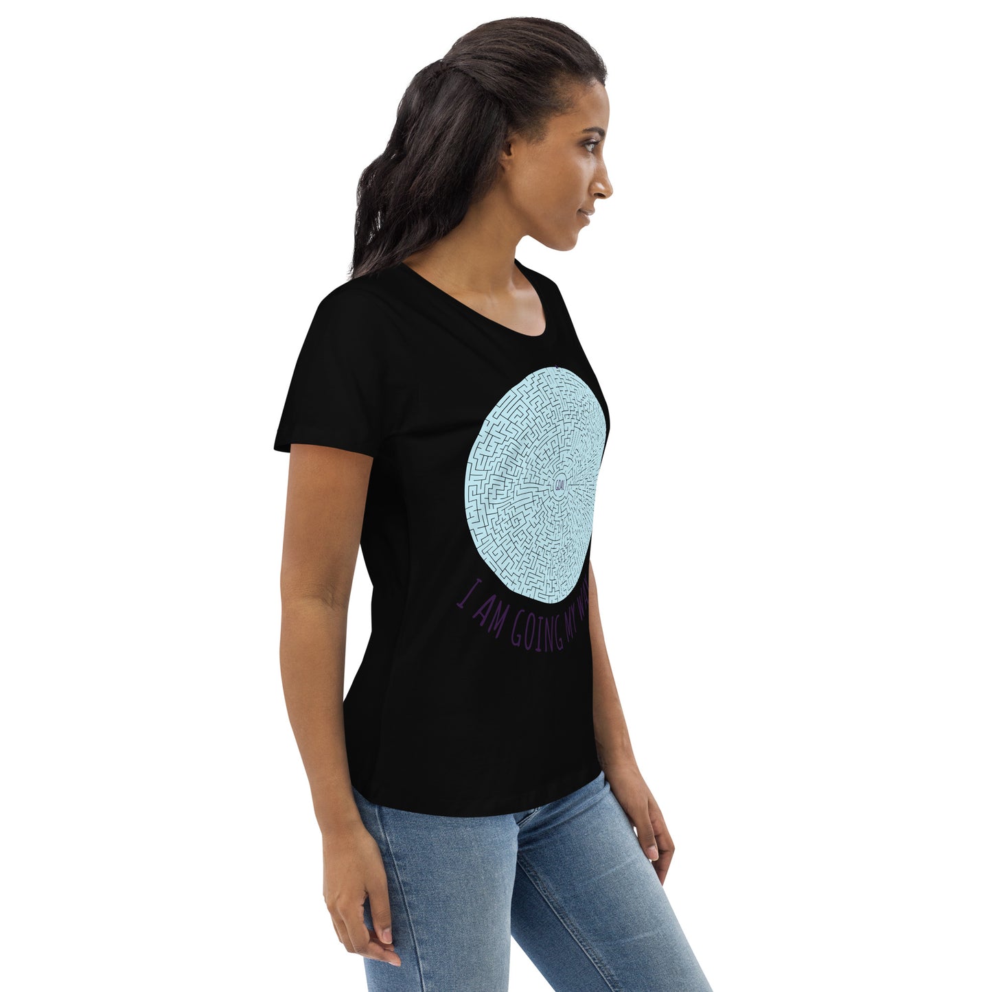 DNY - I am going my Way Women's fitted eco Tee