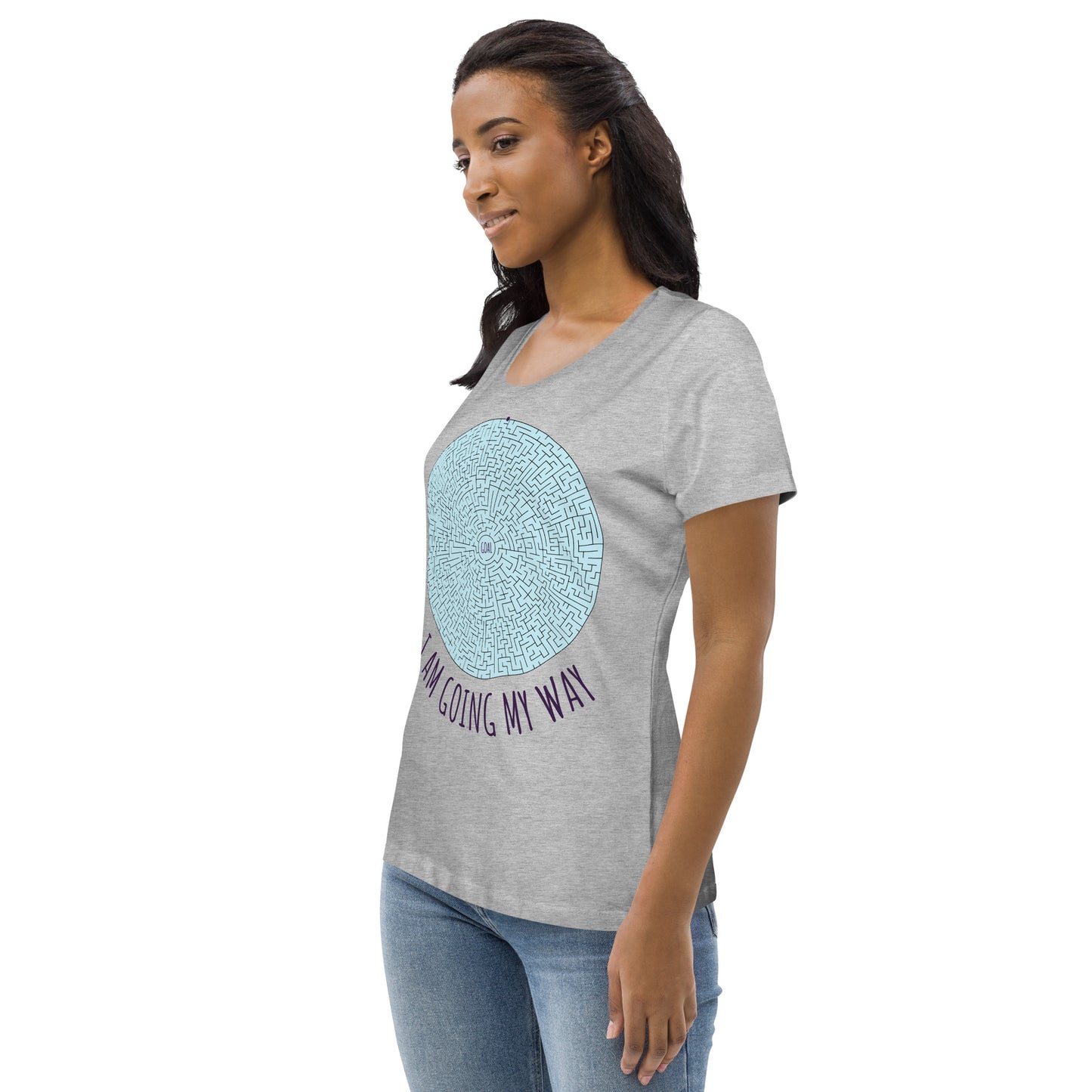 DNY - I am going my Way Women's fitted eco Tee