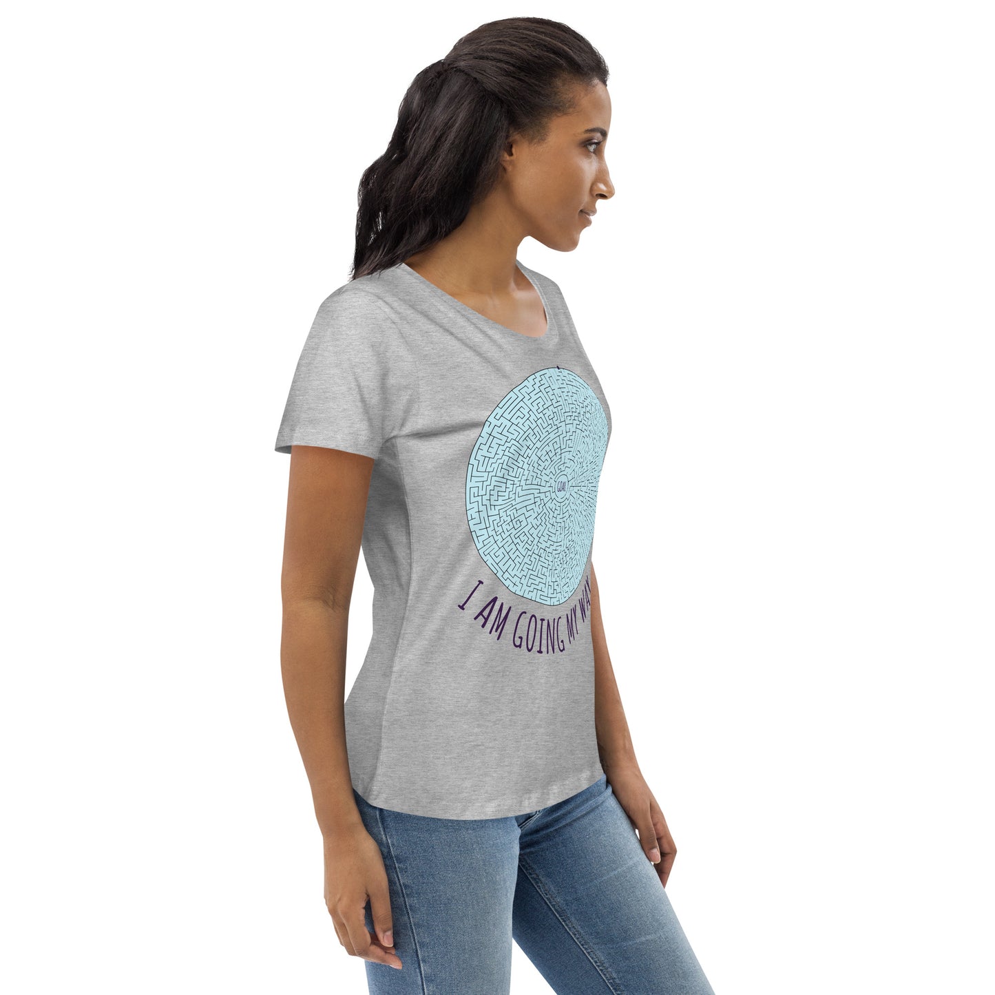 DNY - I am going my Way Women's fitted eco Tee